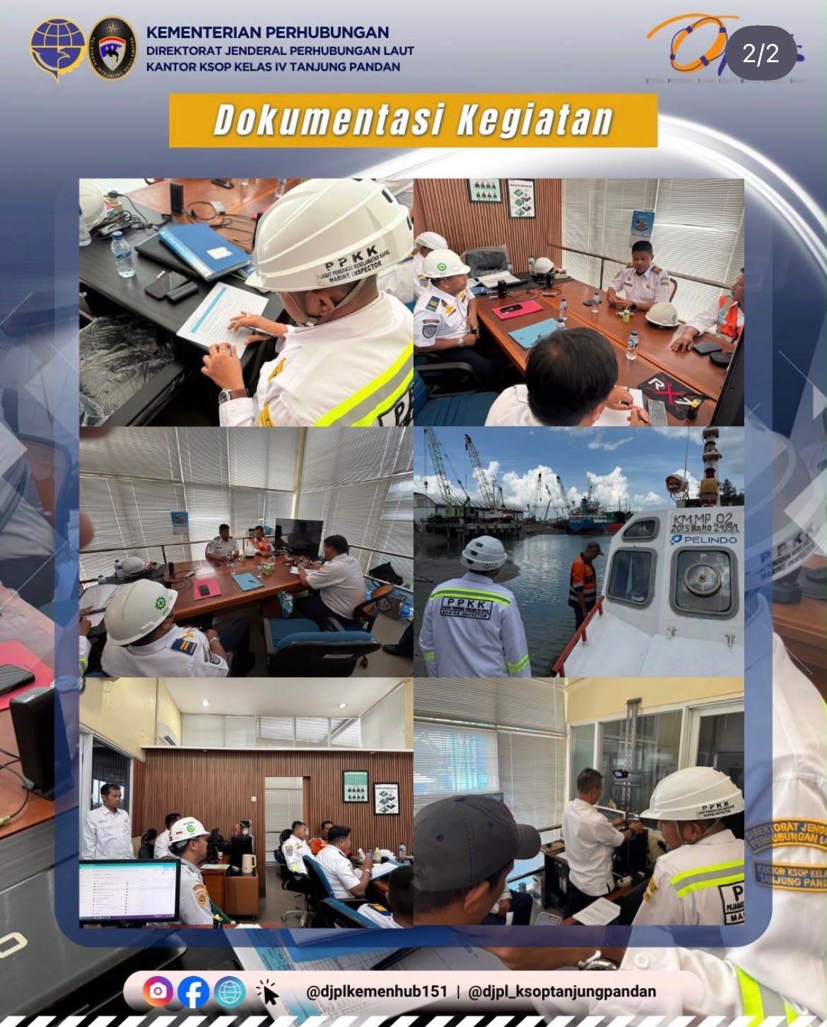 Pemeriksaan Fisik dan Verifikasi Dokumen Sarana Bantu dan Prasarana Pemanduan Kapal